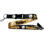 Aminco NFL Pittsburgh Steelers Reversible Lanyard, Team Colors, one Size (NFL-LN-162-12)