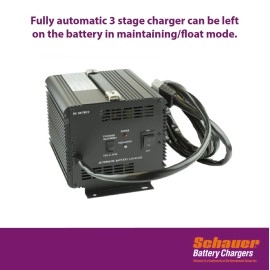Ezgo golf cart Powerwise 36 volt battery charger. This is a Schauer golf cart battery charger.