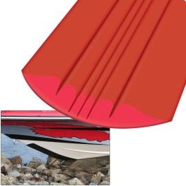 Megaware Keelguard Boat Keel And Hull Protector, 11-Feet (For Boats Up To 28Ft), Red
