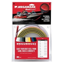 Megaware Keelguard Boat Keel And Hull Protector, 5-Feet (For Boats Up To 16Ft), Yellow