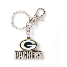 Aminco Nfl Green Bay Packers Heavyweight Keychain, 5