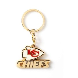 Aminco Nfl Kansas City Chiefs Heavyweight Unisex-Adult Keychain, Red, 5