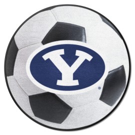 Fanmats 3271 Brigham Young University Cougars Nylon Soccer Ball Rug