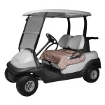 Classic Accessories Golf Cart Seat Blanket Plaid Plaid/Grey, 54x32-Inches