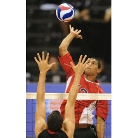 Molten FLISTATEC Volleyball - Official NCAA Men's , Red/White/Blue