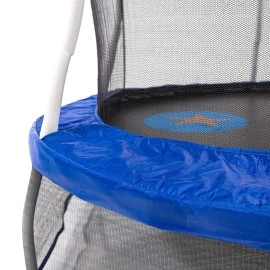 Skywalker Trampolines Mini Trampoline with Enclosure Net, 60 - Inch, Blue
