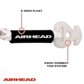 Airhead Self Centering Cable Tow Harness for 1-2 Rider Towable Tubes, Water Skis and Wakeboards, 14-Feet