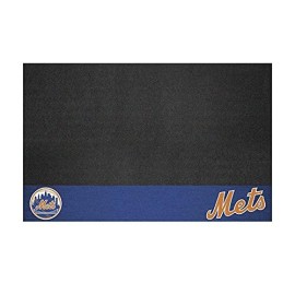 Fanmats 12161 Mlb New York Mets Vinyl Grill Mat