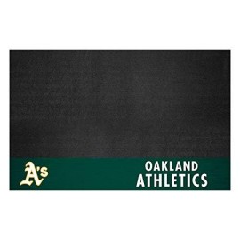 Mlb - Oakland Athletics Grill Mat - 26In. X 42In.