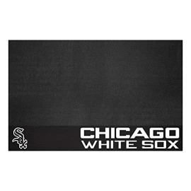 Fanmats 12149 Mlb Chicago White Sox Vinyl Grill Mat