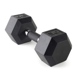 Cap Barbell Coated Dumbbell Weights With Padded Grip, 30-Pound