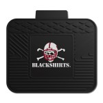 FANMATS 11266 Nebraska Cornhuskers Back Row Utility Car Mat - 1 Piece - 14in. x 17in., All Weather Protection, Universal Fit, Molded Team Logo - Blackshirts Alternate Logo