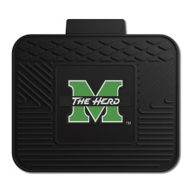 FANMATS 12825 Marshall Thundering Herd Back Row Utility Car Mat - 1 Piece - 14in. x 17in., All Weather Protection, Universal Fit, Molded Team Logo