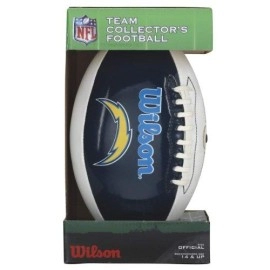 Wilson San Diego Chargers Autograph Official Size Football