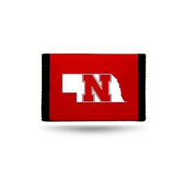 NCAA Rico Industries Nebraska Cornhuskers Nylon Tri-Fold Wallet Nylon Tri-Fold Wallet