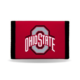 NCAA Rico Industries Ohio State Buckeyes Nylon Tri-Fold Wallet Nylon Tri-Fold Wallet