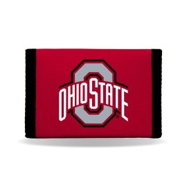 NCAA Rico Industries Ohio State Buckeyes Nylon Tri-Fold Wallet Nylon Tri-Fold Wallet