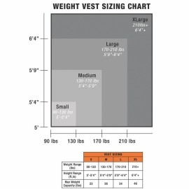 Hyperwear Hyper Vest PRO Unisex 10-Pound Adjustable Weighted Vest for Fitness Workouts, X-Large, Grey