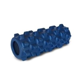 RumbleRoller - Half Size 12 Inches - Blue - Original - Textured Muscle Foam Roller - Relieve Sore Muscles- Your Own Portable Massage Therapist - Patented Foam Roller Technology