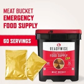 Readywise Emergency Food Supply, Freeze-Dried Meat, Survival-Food Disaster Kit For Hurricane Preparedness, Camping Food, Prepper Supplies, Emergency Supplies, Entr