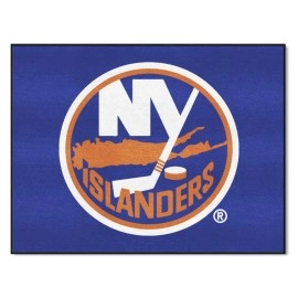 FANMATS 10459 New York Islanders All-Star Rug - 34 in. x 42.5 in. Sports Fan Area Rug, Home Decor Rug and Tailgating Mat