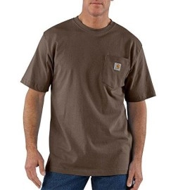 Carharttmensloose Fit Heavyweight Short-Sleeve Pocket T-Shirtdark Brown3X-Large