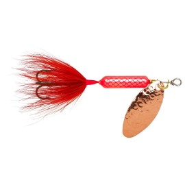 Yakima Bait Wordens Original Rooster Tail Spinner Lure, Hammered Flame, 116-Ounce