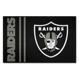 FANMATS 8236 Las Vegas Raiders Starter Mat Accent Rug - 19in. x 30in. | Sports Fan Home Decor Rug and Tailgating Mat Uniform Design