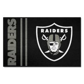 FANMATS 8236 Las Vegas Raiders Starter Mat Accent Rug - 19in. x 30in. | Sports Fan Home Decor Rug and Tailgating Mat Uniform Design