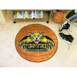 Fanmats Sports Team Logo Western Carolina University Basketball Mat