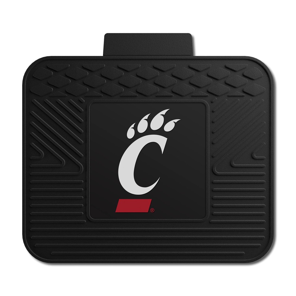 FANMATS - 11809 NCAA University of Cincinnati Bearcats Vinyl Utility Mat, Black, 14