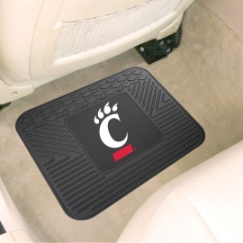 FANMATS - 11809 NCAA University of Cincinnati Bearcats Vinyl Utility Mat, Black, 14