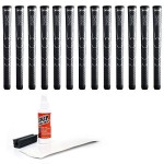 Winn Dri-Tac Oversize +18-Inch Grip Kit (13-Piece), Dark Gray