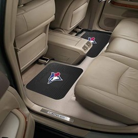 Fanmats 12348 Mlb Toronto Blue Jays Rear Second Row Vinyl Heavy Duty Utility Mat, (Pack Of 2)