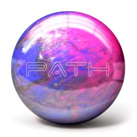 Pyramid Path Bowling Ball (Pink/Purple/Silver, 9 LB)