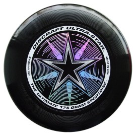 Discraft 175 gram Ultra Star Sport Disc, Black with Deluxe Packaging