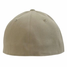 DECKY Fitted Cap, Khaki, 7 1/8