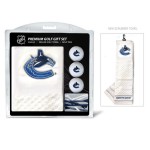 Nhl Vancouver Canucks Embroidered Golf Towel Golf Balls & Multicolored Tees Gift Set