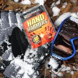 Grabber Hand Warmers - Long Lasting Safe Natural Odorless Air Activated Warmers - Up to 7 Hours of Heat - 10 Pairs,one color,HWPP10DISPLAYUSA