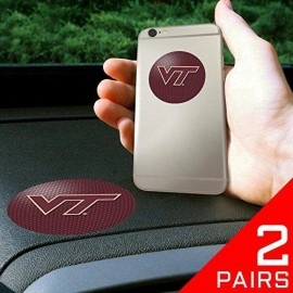 Get A Grip 13043 Virginia Tech Hokies Polymer Anti-Slip Phone Grip - 2 Pair