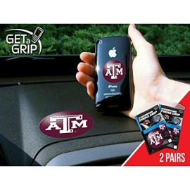 Get A Grip 13047 Texas A&M University Aggies Polymer Anti-Slip Phone Grip - 2 Pair