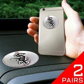 Get A Grip 13100 Mlb Chicago White Sox Polymer Anti-Slip Phone Grip - 2 Pair