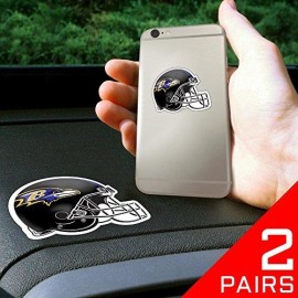 Get A Grip 13135 Nfl Baltimore Ravens Polymer Anti-Slip Phone Grip - 2 Pair