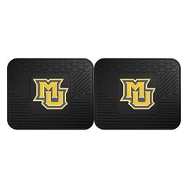 Fanmats 12434 Marquette University Golden Eagles Rear Second Row Vinyl Heavy Duty Utility Mat, (Pack Of 2)