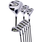 Pinemeadow Mens Pgx Golf Set-Driver, 3 Wood, Hybrid, 5-Pw Irons (Right Handed, Regular Flex)