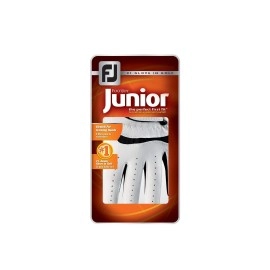 FootJoy Junior Golf Glove, White Large, Worn on Left Hand