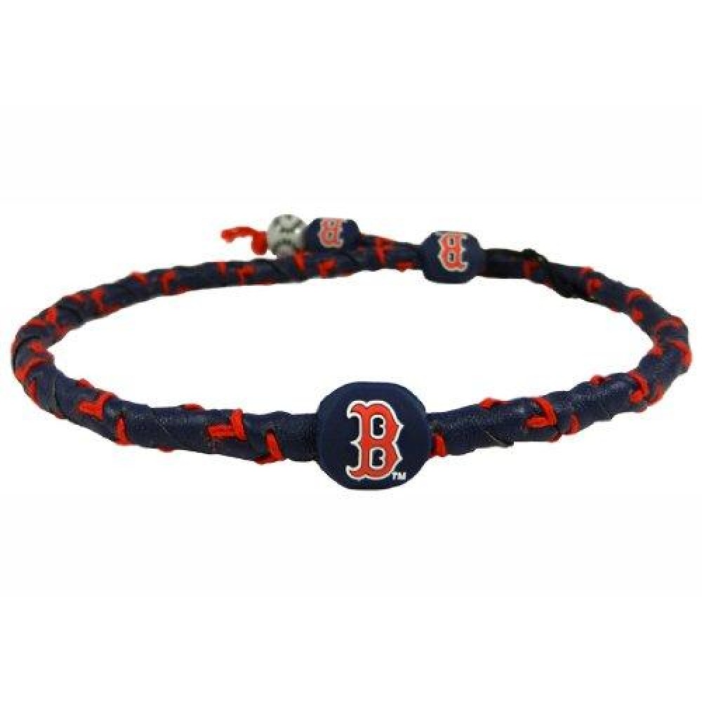 MLB Boston Red Sox Team Color Frozen Rope Baseball Necklace