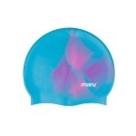 Maru Swimming Hat, 100% Silicone Swim Cap, Unisex Adult Swimming Cap, Lightweight Swimming Caps For Men And Women, Comfortable And Durable Swim Hats Designed In The Uk (Bluepinkpurple, One Size)