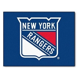 Fanmats 10470 Nhl New York Rangers Nylon All Star Rug