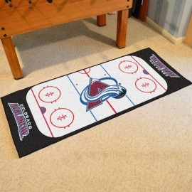 FANMATS 10620 Colorado Avalanche Rink Runner - 30in. x 72in.